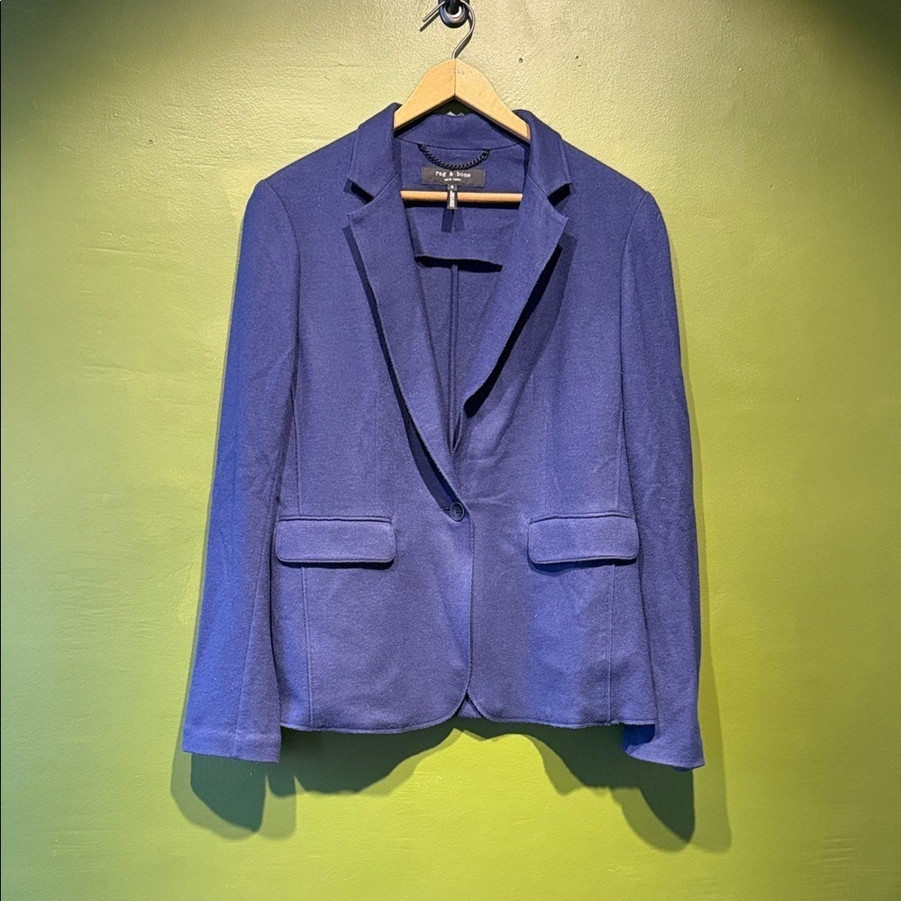 rag & bone Women's Blue Blazer